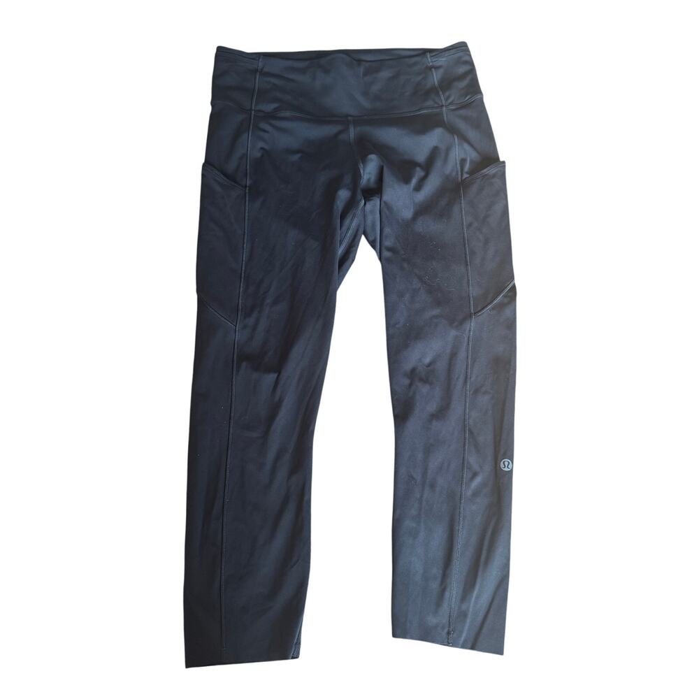 Lululemon Fast Free High Rise Crop 23" Black Size 10